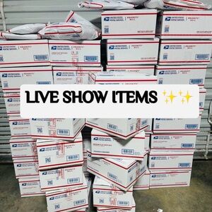 12/08/2025 LIVE SHOW ITEMS ❤️ NO CANCELLATIONS!!